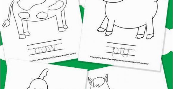 Preschool Farm Animal Coloring Pages Farm Animal Coloring Pages