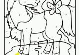 Preschool Farm Animal Coloring Pages Farm Color by Number Horse 231×300 Farm Animal Color by