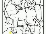 Preschool Farm Animal Coloring Pages Farm Color by Number Horse 231×300 Farm Animal Color by