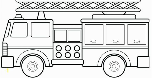 Preschool Fire Truck Coloring Page Coloring Fire Truck Coloring Pages Firetruck Page Free Media Cute
