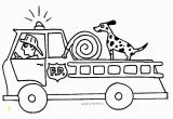 Preschool Fire Truck Coloring Page Free Fire Truck Coloring Pages Print Kid Stuff Pinterest