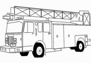 Preschool Fire Truck Coloring Page Printable Trucks to Color