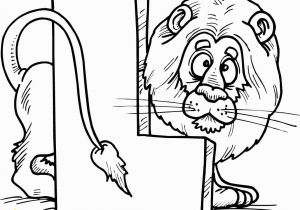 Preschool Lion Coloring Page Colouring Page Of Letter L with A Lion