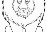 Preschool Lion Coloring Page Lion Coloring Pages Cute