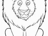 Preschool Lion Coloring Page Lion Coloring Pages Cute