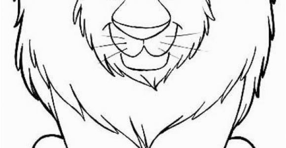 Preschool Lion Coloring Page Lion Coloring Pages Cute