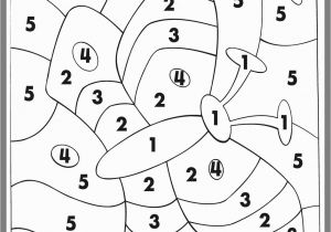 Preschool Pages to Color Color by Number butterfly