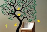 Preschool Wall Murals Kids Room Ideas with Tree and Birds Wall Mural Dog Room
