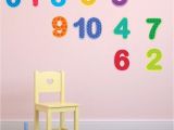 Preschool Wall Murals Preschool Number 123 Modern Home Decor Wall Art Decal for Kids