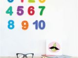 Preschool Wall Murals Preschool Number 123 Modern Home Decor Wall Art Decal for Kids