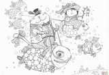 Preschool Winter Coloring Pages Best Coloring Preschool Holiday Pages for Kids Free