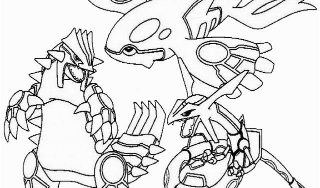 Primal Groudon Coloring Page 24 Ausmalbilder Pokemon ...