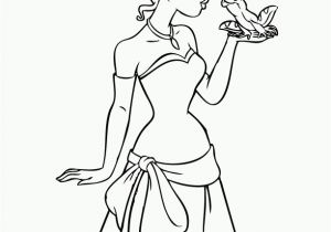 Princess and the Frog Coloring Pages for Kids Princess and the Frog Color Pages Coloring Home