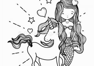 Princess and Unicorn Coloring Pages Free Coloring Pages Unicorn Mermaid – Pusat Hobi