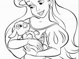 Princess Ariel Coloring Pages to Print Disney Princess Coloring Pages Ariel In A Dress Coloring