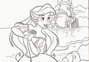 Princess Ariel Coloring Pages to Print Disney Princess Coloring Pages Ariel In A Dress Coloring