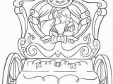 Princess Carriage Coloring Page Cinderella S Wedding Cart Coloring Page