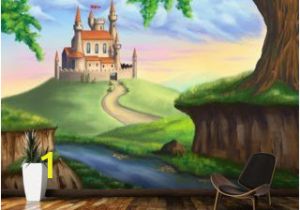 Princess Castle Wall Mural Fantasy Castle Wallpaper Mural Youth Ministry