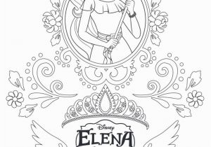 Princess Elena Coloring Pages Disney Coloring Pages Elena Avalor