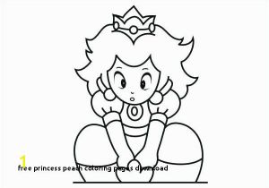 Princess Peach Mario Kart Coloring Pages Free Princess Peach Coloring Pages Download Princess Peach Coloring