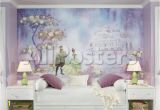 Princess Tiana Wall Mural Princess & Frog Chair Rail Prepasted Mural Wallpaper Mural at
