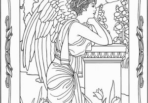 Printable Angel Coloring Pages for Adults Angel Coloring Page