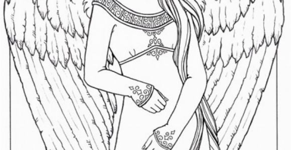 Printable Angel Coloring Pages for Adults Get This Angel Coloring Pages for Adults 88dff6