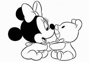 Printable Baby Minnie Mouse Coloring Pages Baby Minnie Mouse S7da1 Coloring Pages Printable