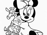 Printable Baby Minnie Mouse Coloring Pages Baby Minnie Mouse to Print
