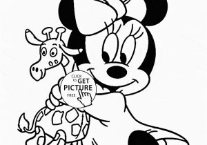 Printable Baby Minnie Mouse Coloring Pages Baby Minnie Mouse to Print