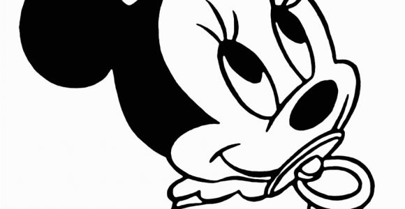 Printable Baby Minnie Mouse Coloring Pages Disney Babies Coloring Pages 5