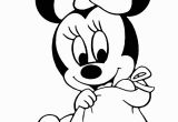 Printable Baby Minnie Mouse Coloring Pages Disney Babies Printable Coloring Pages 6