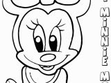 Printable Baby Minnie Mouse Coloring Pages Minnie Mouse Baby Coloring Pages