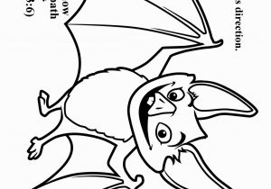 Printable Bat Coloring Pages Cave Quest Day 3 Preschool Coloring Page Radar the Bat