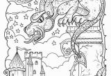Printable Castle Coloring Pages Fantasy Digital Download Printable Book Adult Coloring