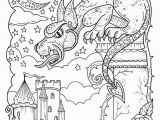 Printable Castle Coloring Pages Fantasy Digital Download Printable Book Adult Coloring