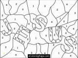 Printable Color by Number Coloring Pages Jesus Color Numbers Coloring Page for Printable