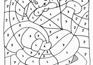 Printable Color by Number Coloring Pages Number Coloring for Kindergarten Hd Football