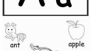 Printable Coloring Alphabet Flash Cards Letter A Printable Alphabet Flash Cards for Preschoolers