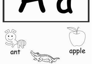 Printable Coloring Alphabet Flash Cards Letter A Printable Alphabet Flash Cards for Preschoolers