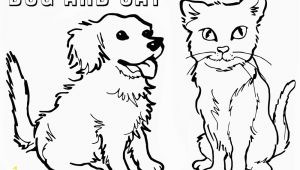 Printable Coloring Pages Dogs and Cats Cat and Dog Coloring Pages