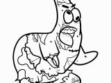 Printable Coloring Pages for 9 11 11 Pics Of Easy Zombie Coloring Page Zombie Spongebob