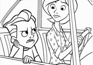 Printable Coloring Pages Incredibles 2 A Coloring Page About the Incredible Family Here the Mother