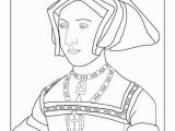 Printable Coloring Pages Kings and Queens Jane Seymour Colouring Page