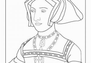 Printable Coloring Pages Kings and Queens Jane Seymour Colouring Page