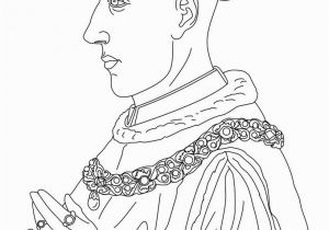 Printable Coloring Pages Kings and Queens King Henry V Coloring Page with Images