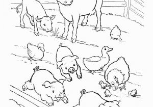 Printable Coloring Pages Of Animals On the Farm Animal Coloring Pages Barn Yard Pigs Coloring Pages