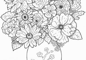 Printable Coloring Pages Of Flowers Poppy Coloring Page Cool Vases Flower Vase Coloring Page Pages