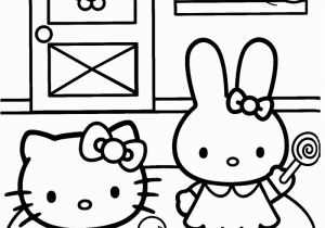 Printable Coloring Pages Of Hello Kitty and Friends Hello Kitty Hello Kitty and Cathy Coloring Page