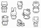 Printable Coloring Pages Of Hello Kitty and Friends Print Hello Kitty Friends and Family Coloring Pages or